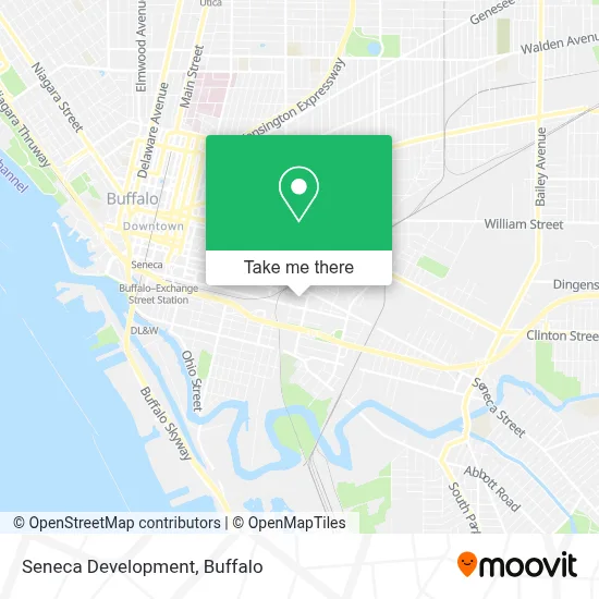 Seneca Development map