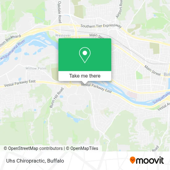 Uhs Chiropractic map