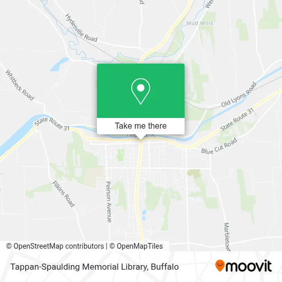 Tappan-Spaulding Memorial Library map