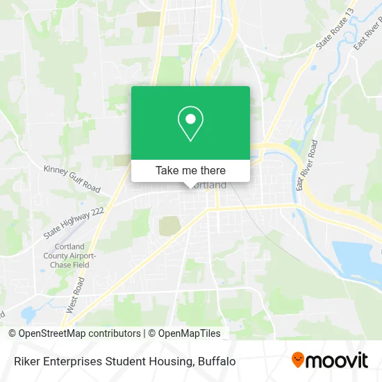 Riker Enterprises Student Housing map