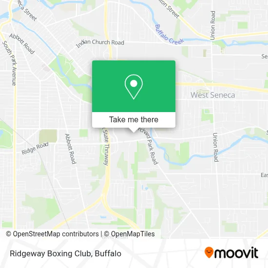 Ridgeway Boxing Club map
