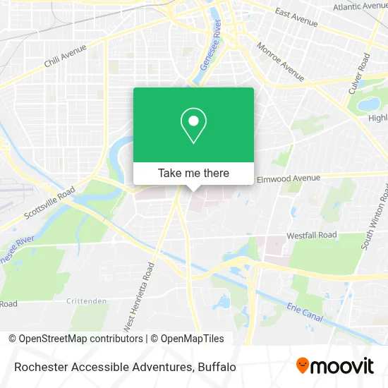 Rochester Accessible Adventures map