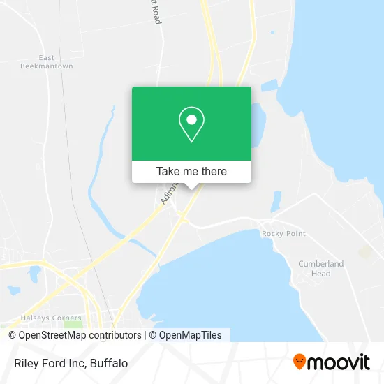 Riley Ford Inc map