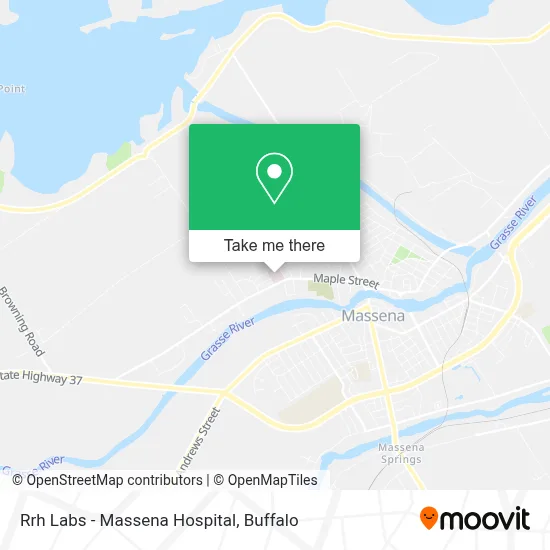 Rrh Labs - Massena Hospital map