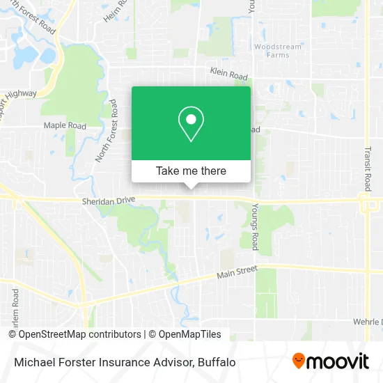 Michael Forster Insurance Advisor map