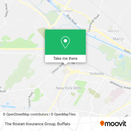 The Rowan Insurance Group map