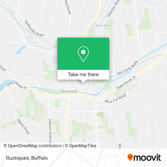 Rustiques map