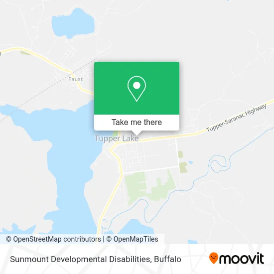 Sunmount Developmental Disabilities map