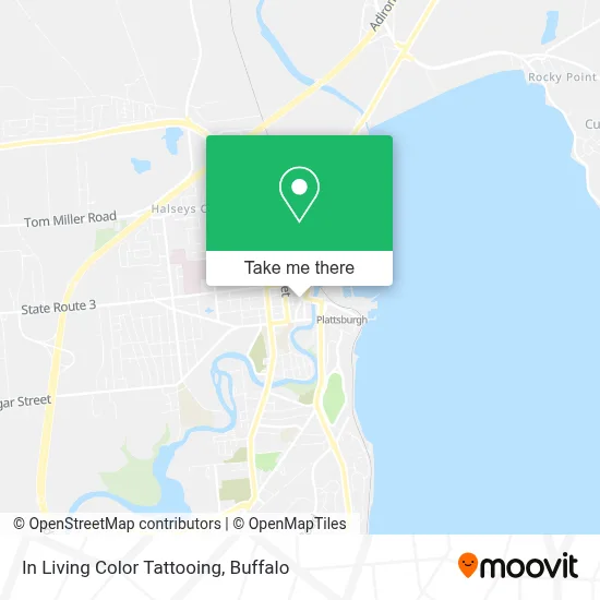 In Living Color Tattooing map