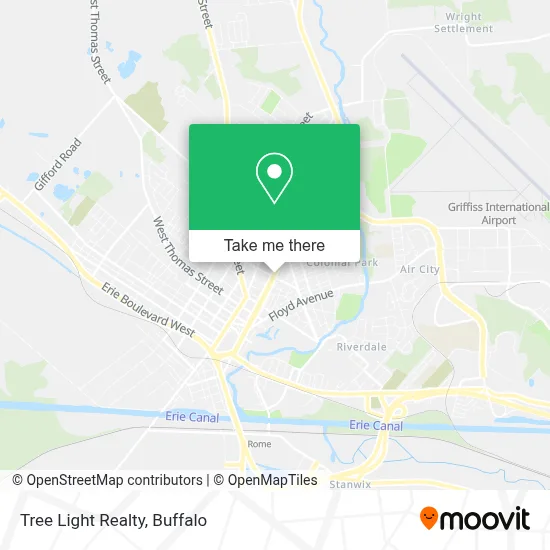 Tree Light Realty map