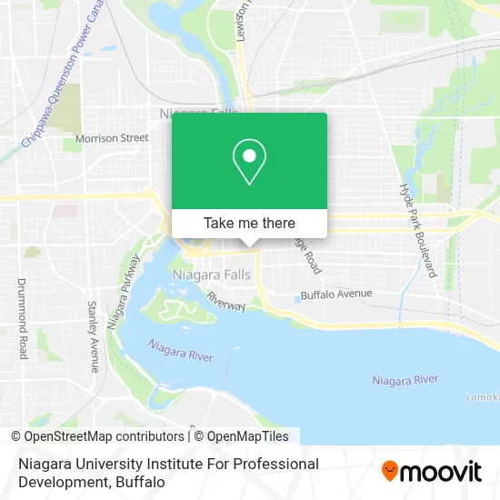 Niagara University Institute For Professional Development map
