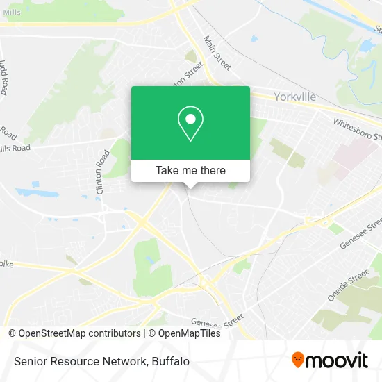 Senior Resource Network map