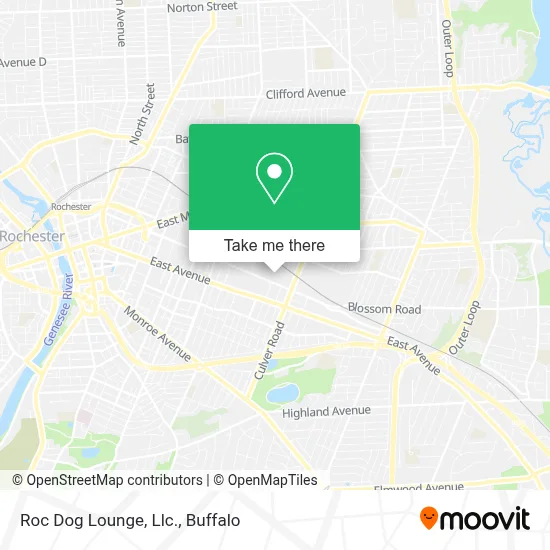 Roc Dog Lounge, Llc. map
