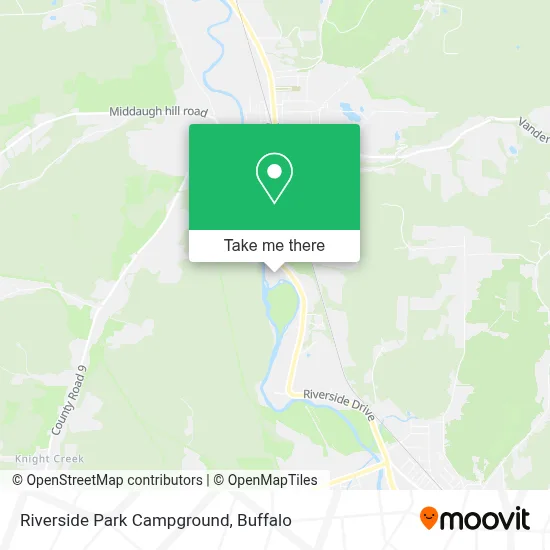 Riverside Park Campground map