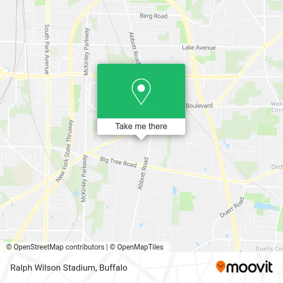 Ralph Wilson Stadium map