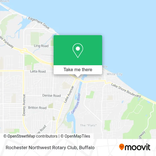 Rochester Northwest Rotary Club map