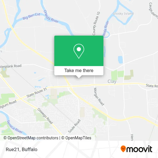 Rue21 map