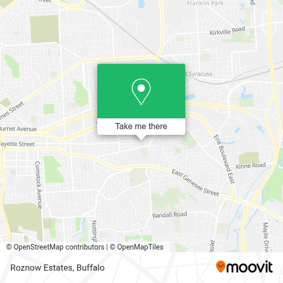 Roznow Estates map