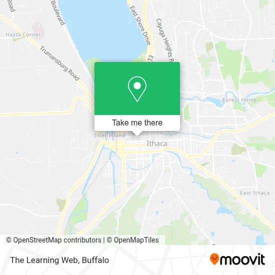 The Learning Web map