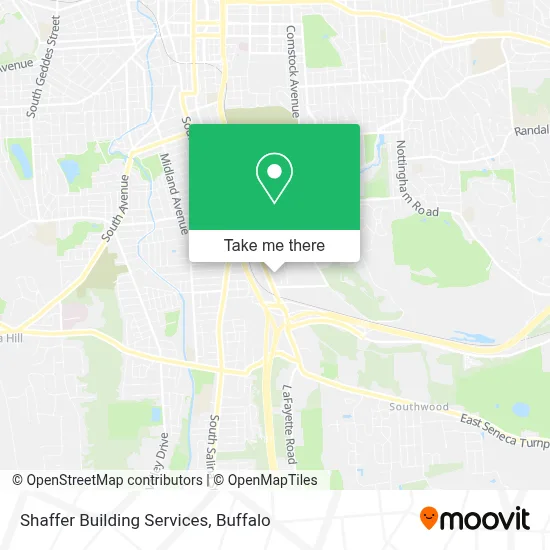 Shaffer Building Services map