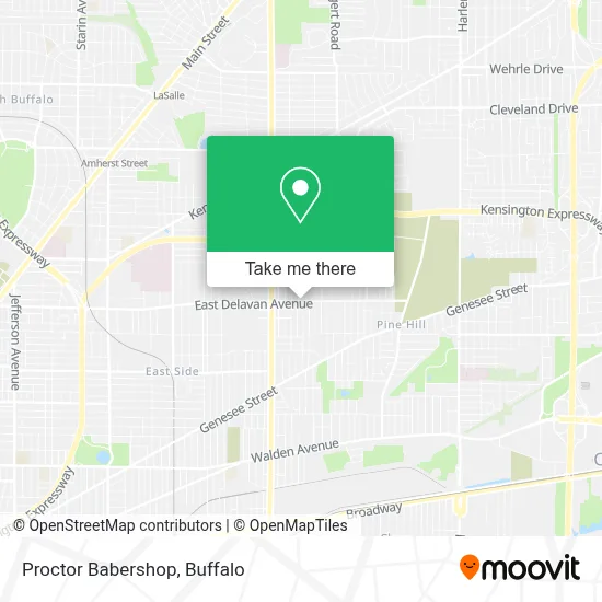 Proctor Babershop map