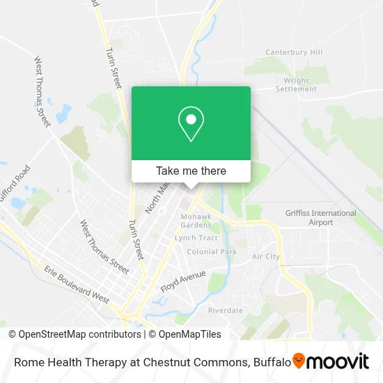 Rome Health Therapy at Chestnut Commons map