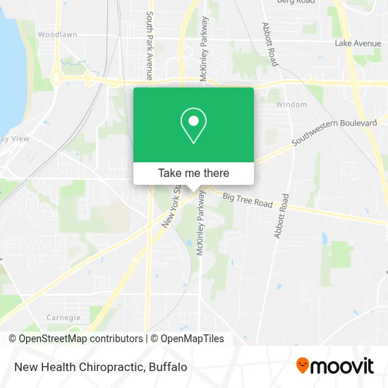 New Health Chiropractic map