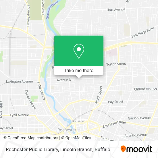 Rochester Public Library, Lincoln Branch map