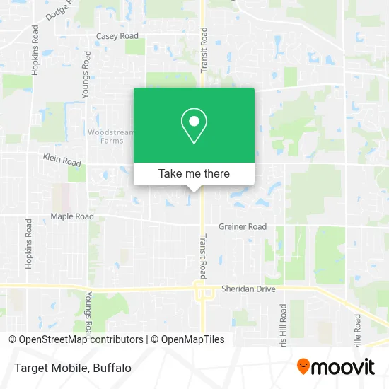 Target Mobile map