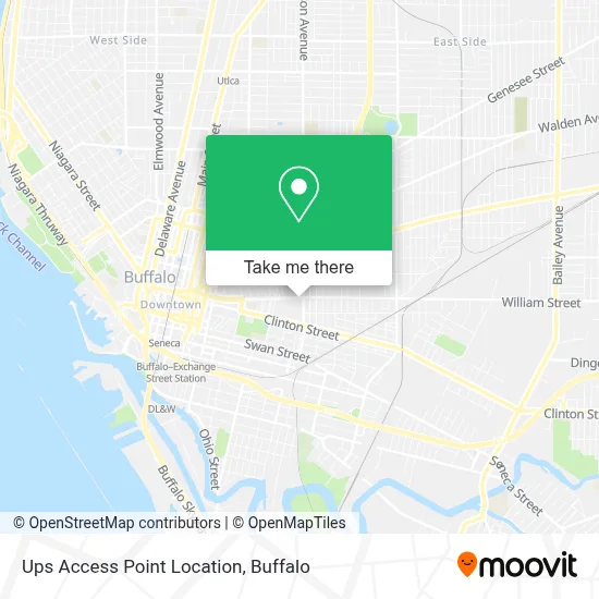 Ups Access Point Location map