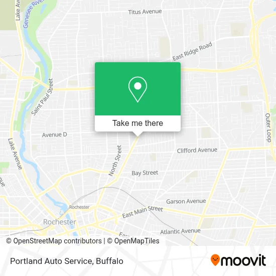 Portland Auto Service map