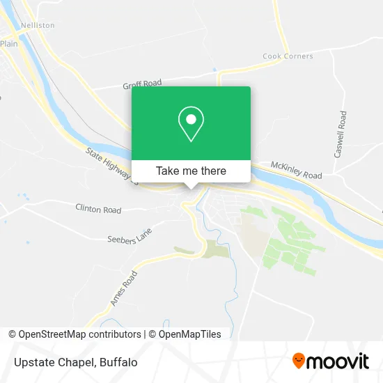 Upstate Chapel map
