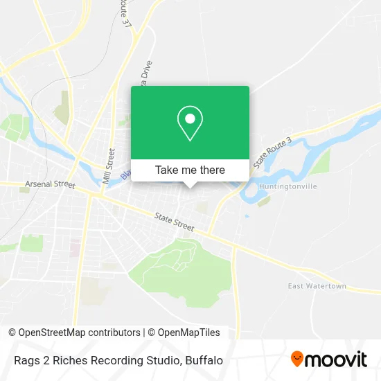 Rags 2 Riches Recording Studio map
