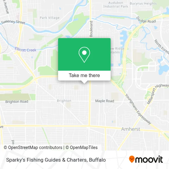 Sparky's Fishing Guides & Charters map