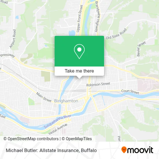 Michael Butler: Allstate Insurance map