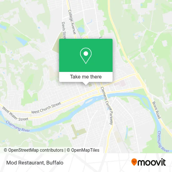 Mod Restaurant map