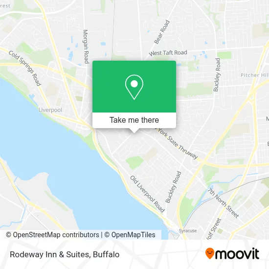 Rodeway Inn & Suites map