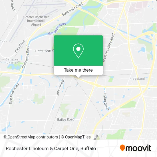 Rochester Linoleum & Carpet One map