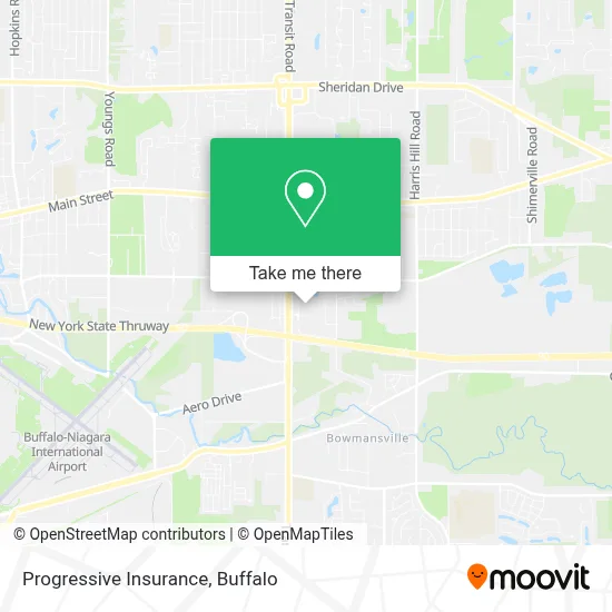 Progressive Insurance map