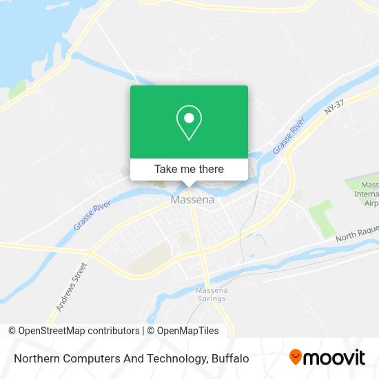 Northern Computers And Technology map