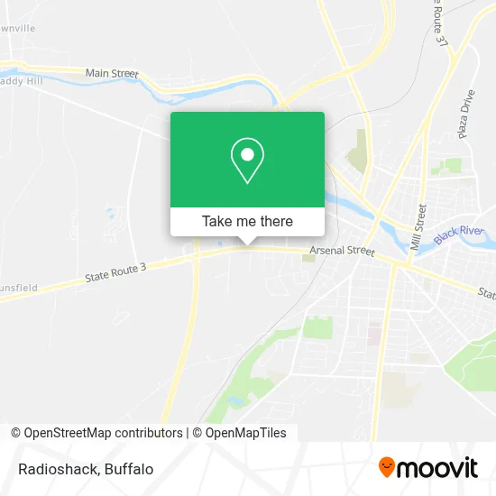 Radioshack map