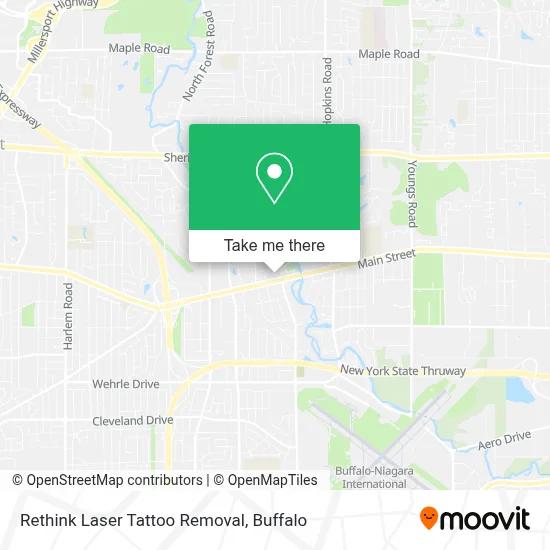 Rethink Laser Tattoo Removal map