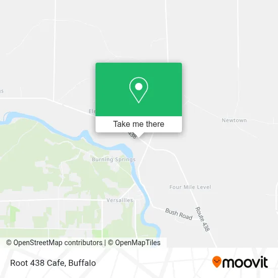 Root 438 Cafe map