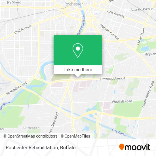 Rochester Rehabilitation map