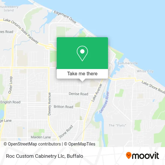 Roc Custom Cabinetry Llc map