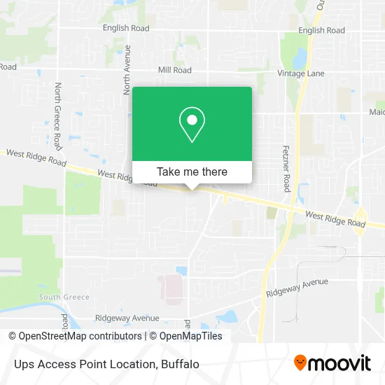 Ups Access Point Location map