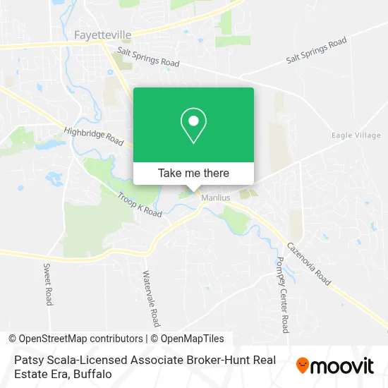 Patsy Scala-Licensed Associate Broker-Hunt Real Estate Era map
