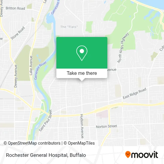 Rochester General Hospital map
