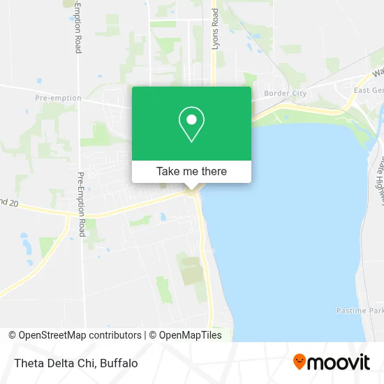 Theta Delta Chi map