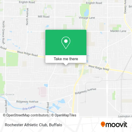 Rochester Athletic Club map